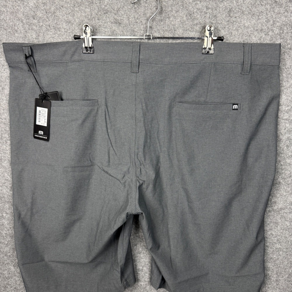 TravisMathew‎ Sand Harbor Golf Shorts Mens 42 Heather Dark Grey 1MW387 NWT - Picture 8 of 11